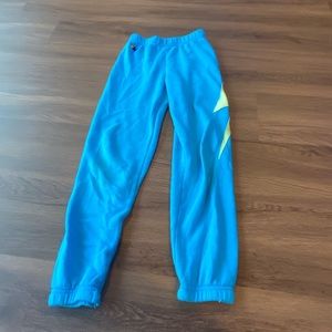 Blue Lighting Bolt Aviator Nation Sweatpants